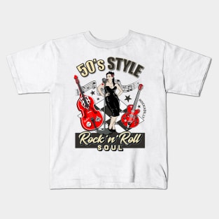 rock and roll soul Kids T-Shirt